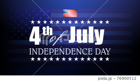 Blue dark composition with silhouette of the flag of America, design element Blue dark composition with silhouette of the flag of America, design element 76900512