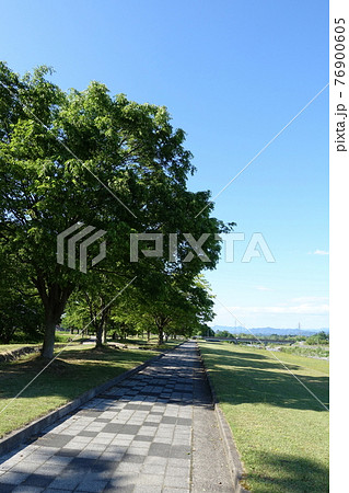 直江石提 直江堤公園 米沢市 直江石提 直江堤公園 米沢市 76900605