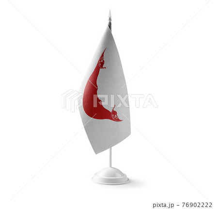 Small national flag of the Easter Island on a white background Small national flag of the Easter Island on a white background 76902222