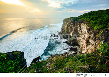 High Cliff at Uluwatu Temple, Bali, Indonesia High Cliff at Uluwatu Temple, Bali, Indonesia 76906691