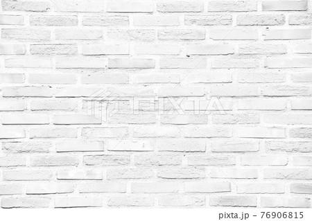 White grunge brick wall texture background 76906815