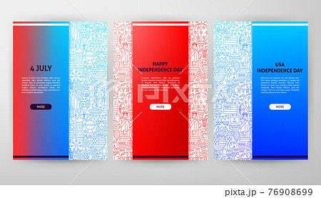 USA Independence Day Web Design 76908699