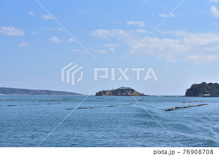 牡蠣の養殖と砥面島 76908708