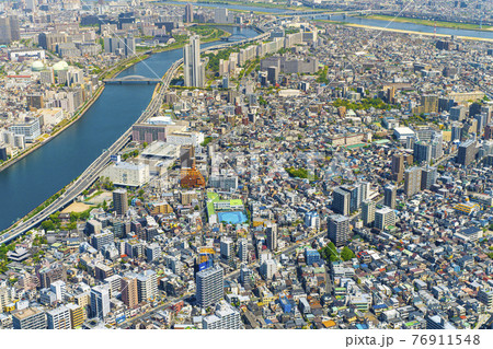 東京都市風景 76911548