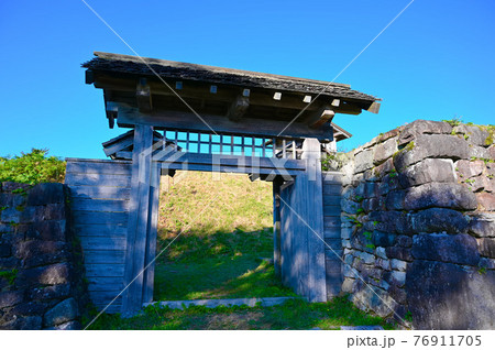 鳥越城枡形門 白山市鳥越 鳥越城枡形門 白山市鳥越 76911705