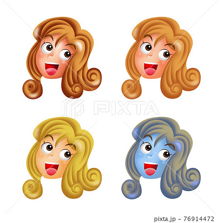 少女,顔. 76914472