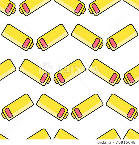 low battery seamless pattern textile print. repeat pattern background design 76915049