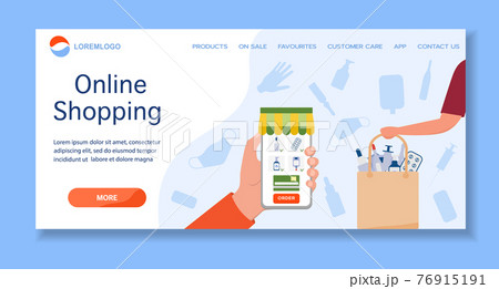 Online Drugstore Healthcare Order Delivery Covid 76915191