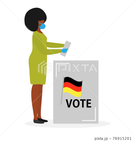 Vote Vector People Election Campaign Germany Vote Vector People Election Campaign Germany 76915201