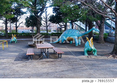 品川区立子供の森公園の恐竜模型 品川区立子供の森公園の恐竜模型 76915557