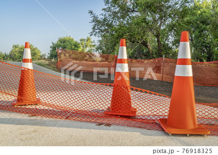 bike trail closure for construction bike trail closure for construction 76918325