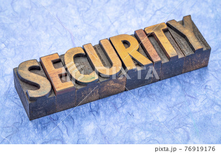 security word in wood type 76919176
