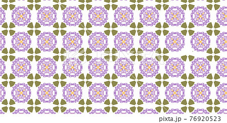 美しい薄紫の花のパターンの背景イラストのイラスト素材