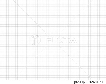方眼紙パターンの背景素材、イラスト（シンプルバージョン）（グレー） 76920944