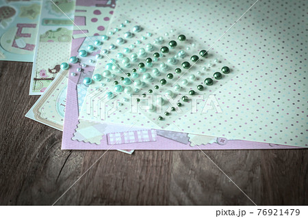 set of shiny beads on a creative background set of shiny beads on a creative background 76921479