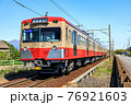 大安駅付近を走る三岐鉄道801系803F(西武赤電リバイバルカラー) 76921603