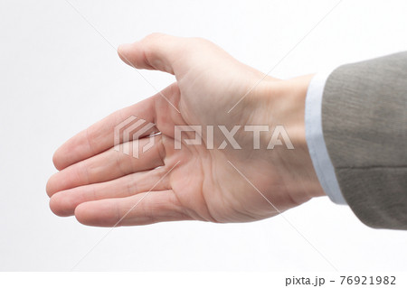 closeup. hand of a businessman, outstretched for a handshake 76921982