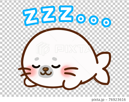 アザラシのイラスト素材4 76923616