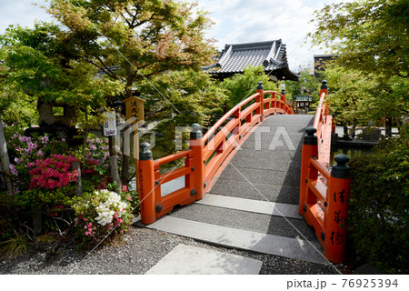 神泉苑 法成橋と善女龍王社 京都市 神泉苑 法成橋と善女龍王社 京都市 76925394