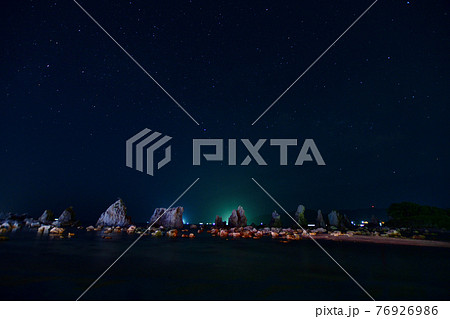 夜の橋杭岩 夜の橋杭岩 76926986