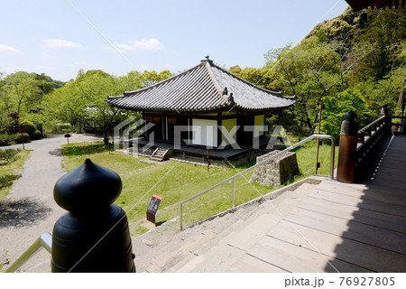 根来寺 大塔から大師堂を望む 和歌山県岩出市 根来寺 大塔から大師堂を望む 和歌山県岩出市 76927805