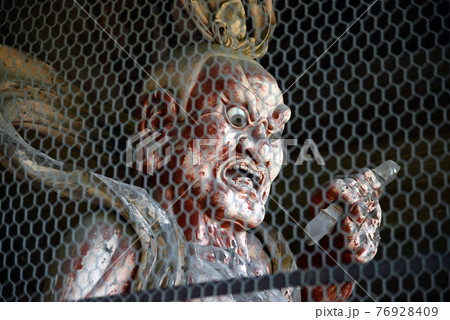 根来寺 大門の仁王像 和歌山県岩出市 根来寺 大門の仁王像 和歌山県岩出市 76928409