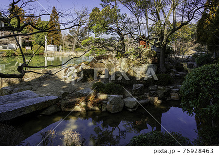 明王院　放生池　岡山県浅口市 76928463