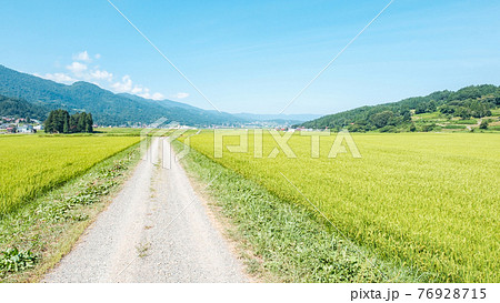 夏の田舎風景 76928715