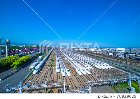 新幹線の鳥飼車両基地 新幹線の鳥飼車両基地 76929029