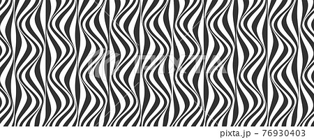 Vertical abstract pattern. Black and White wavy 76930403