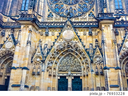 St. Vitus Cathedral in Prague, Czech Republic 76933228