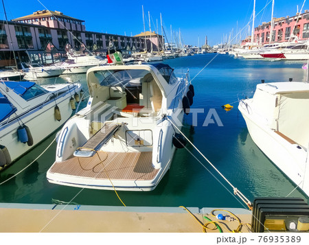 View of the seaport of Genoa - View of the seaport of Genoa - 76935389