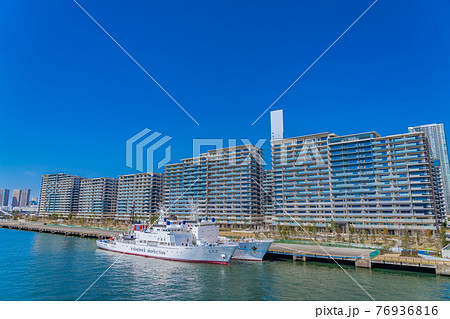 東京の都市風景 晴海地区再開発(晴海フラッグ) 東京の都市風景 晴海地区再開発(晴海フラッグ) 76936816