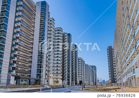 東京の都市風景 晴海地区再開発(晴海フラッグ) 東京の都市風景 晴海地区再開発(晴海フラッグ) 76936826