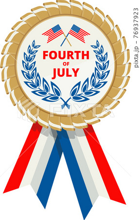 Independence day of USA flat vector icon. July fourth celebration party. 76937923