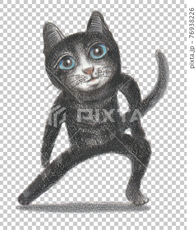 Cats enjoying yoga Cats enjoying yoga 76938226