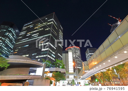 【大阪府】大阪　梅田の夜景　梅田阪急オフィスタワー 76941595