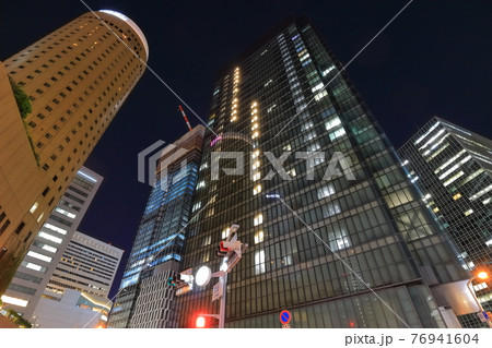 【大阪府】大阪 梅田の夜景 【大阪府】大阪 梅田の夜景 76941604