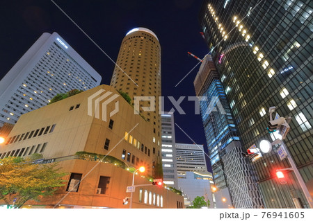 【大阪府】大阪　梅田の夜景　 76941605