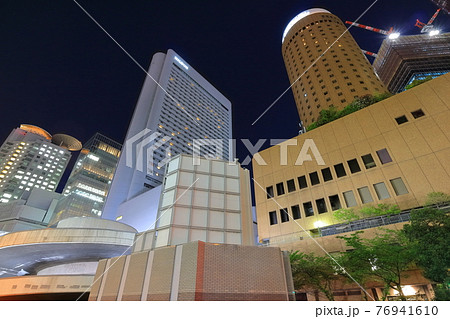 【大阪府】大阪 梅田の夜景 【大阪府】大阪 梅田の夜景 76941610