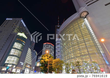【大阪府】大阪　梅田の夜景　JR大阪駅 76941619