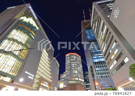 【大阪府】大阪 梅田の夜景 JR大阪駅 【大阪府】大阪 梅田の夜景 JR大阪駅 76941627