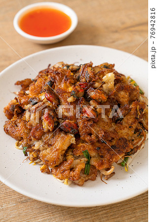 Crispy Fried Mussel Pancake Crispy Fried Mussel Pancake 76942816