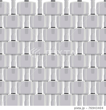 Abstract seamless medical pipette, dropper for laboratory on white background 76943404