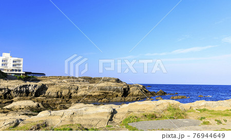 湘南三浦半島の最南端の神奈川県三浦市城ヶ島の春 76944649