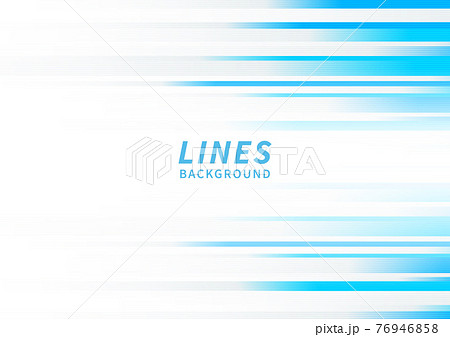 Abstract horizontal light blue stripe lines on white background. 76946858