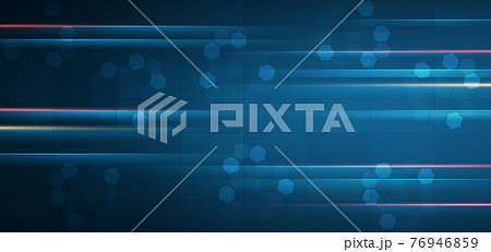 Abstract technology geometric overlapping hi speed line movement design background with copy space for text. 76946859