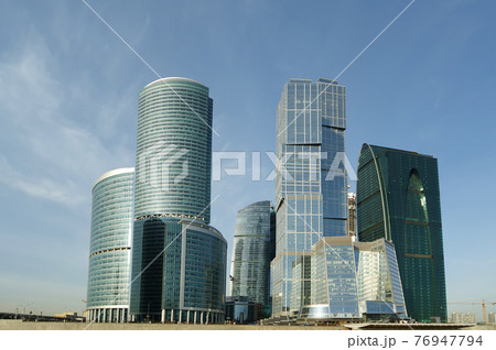 Panorama of the international business centre (City), Moscow, Russia 76947794