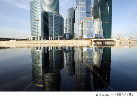 Skyscrapers of the International Business Center (City), Moscow, Russia 76947795