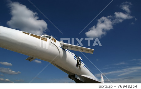 The Tupolev Tu-144 (NATO name: Charger) was a Soviet supersonic transport aircraft, similar to the concord The Tupolev Tu-144 (NATO name: Charger) was a Soviet supersonic transport aircraft, similar to the concord 76948254